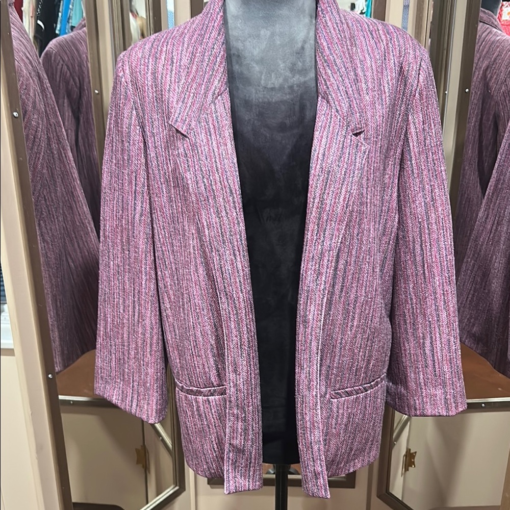 Pykettes Vintage Pink Blazer Size Large.